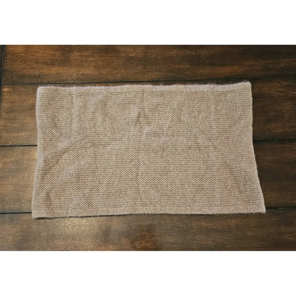 Overland Cashmere Infinity Scarf Texured Taupe